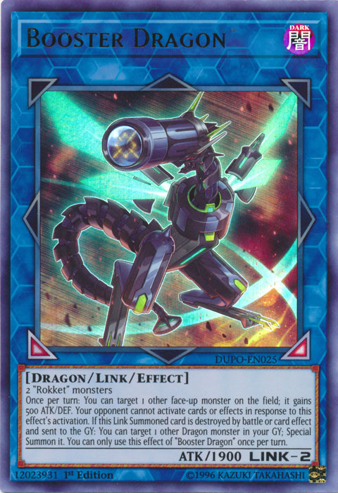 Booster Dragon [DUPO-EN025] Ultra Rare | Card Merchant Takapuna