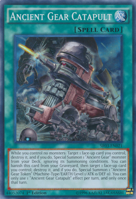 Ancient Gear Catapult [SR03-EN021] Super Rare | Card Merchant Takapuna