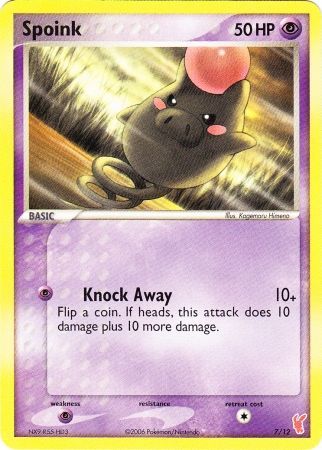 Spoink (7/12) [EX: Trainer Kit 2 - Plusle] | Card Merchant Takapuna