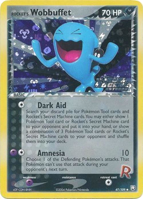 Rocket's Wobbuffet (47/109) (Stamped) [EX: Team Rocket Returns] | Card Merchant Takapuna