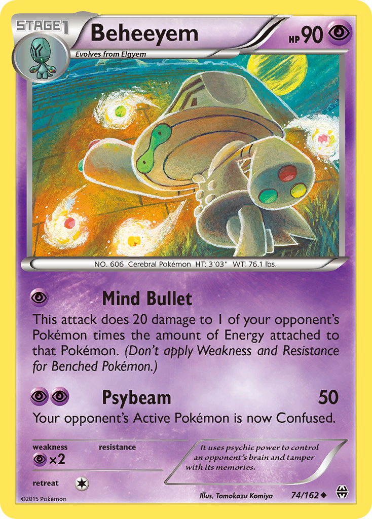 Beheeyem (74/162) [XY: BREAKthrough] | Card Merchant Takapuna