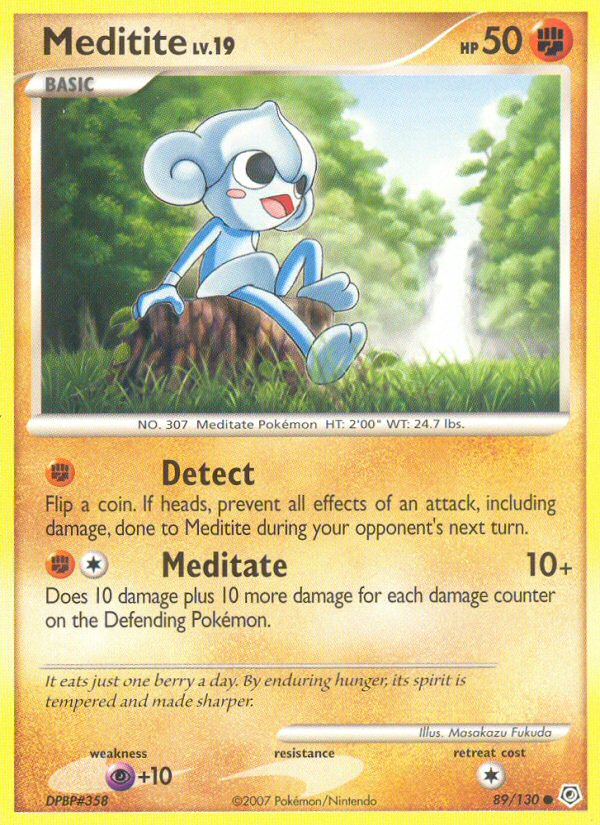 Meditite (89/130) [Diamond & Pearl: Base Set] | Card Merchant Takapuna