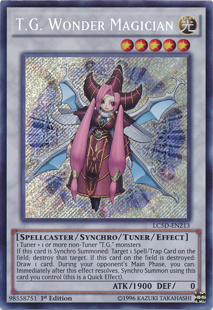 T.G. Wonder Magician [LC5D-EN213] Secret Rare | Card Merchant Takapuna