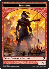 Survivor // Myr (023) Double-Sided Token [Commander 2018 Tokens] | Card Merchant Takapuna