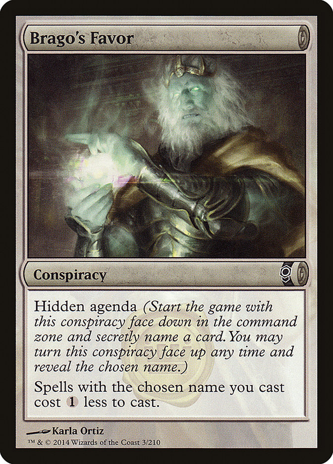 Brago's Favor [Conspiracy] | Card Merchant Takapuna