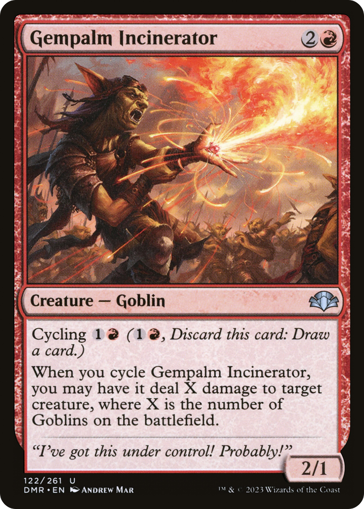 Gempalm Incinerator [Dominaria Remastered] | Card Merchant Takapuna