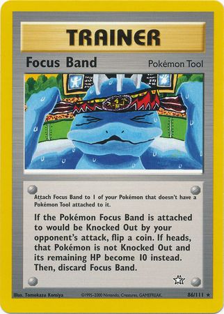 Focus Band (86/111) [Neo Genesis Unlimited] | Card Merchant Takapuna