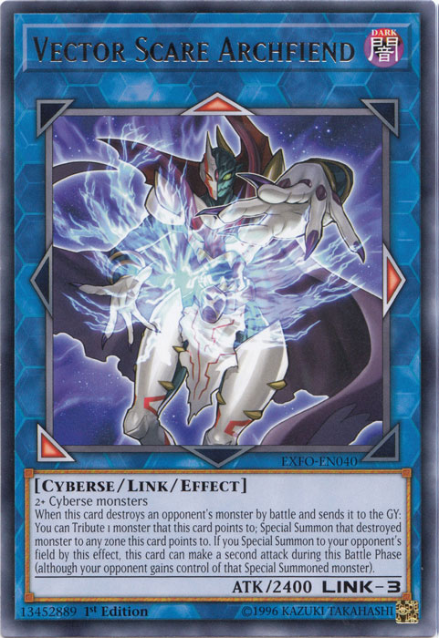 Vector Scare Archfiend [EXFO-EN040] Rare | Card Merchant Takapuna