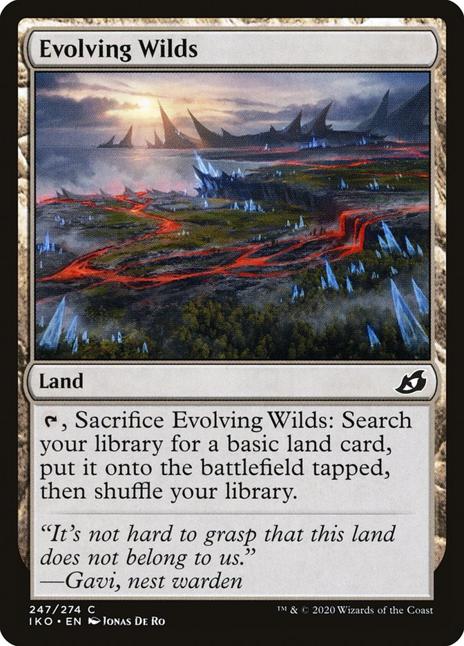 Evolving Wilds [Ikoria: Lair of Behemoths] | Card Merchant Takapuna