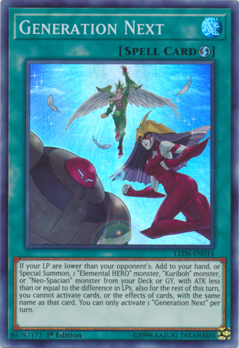 Generation Next [LED6-EN014] Super Rare | Card Merchant Takapuna