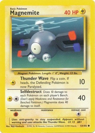 Magnemite (53/102) [Base Set Unlimited] | Card Merchant Takapuna