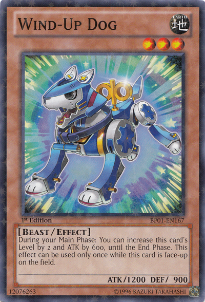 Wind-Up Dog [BP01-EN167] Starfoil Rare | Card Merchant Takapuna