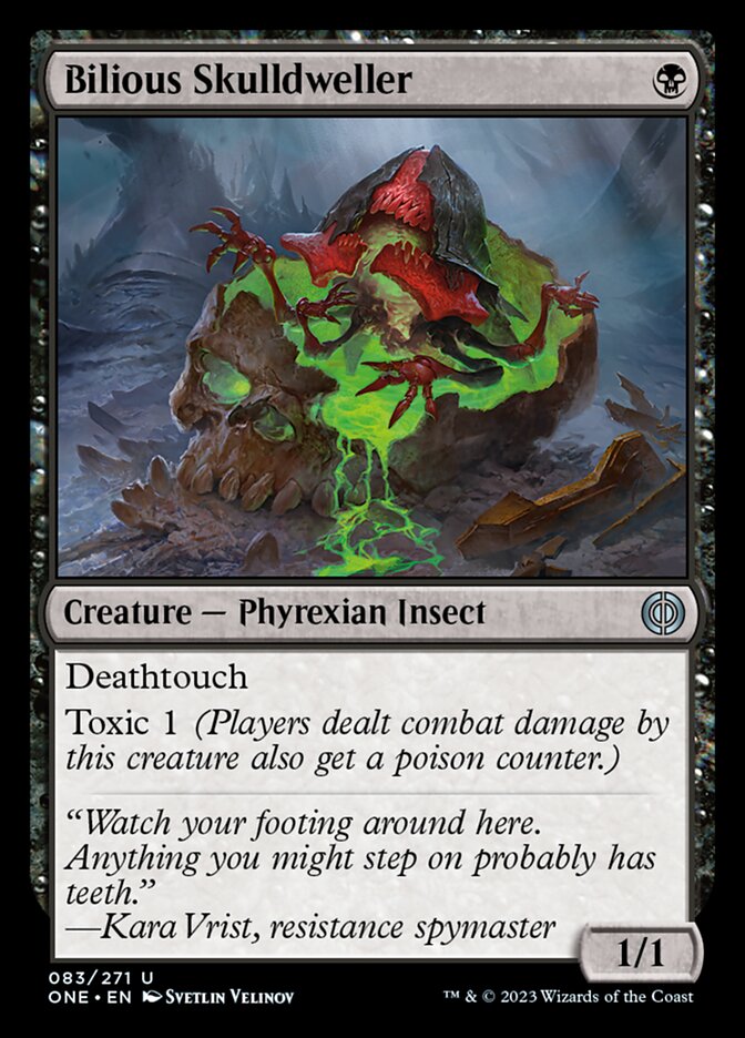 Bilious Skulldweller [Phyrexia: All Will Be One] | Card Merchant Takapuna