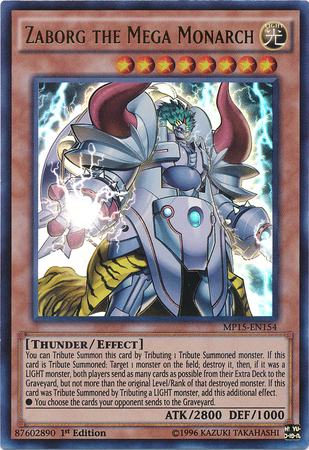 Zaborg the Mega Monarch [MP15-EN154] Ultra Rare | Card Merchant Takapuna