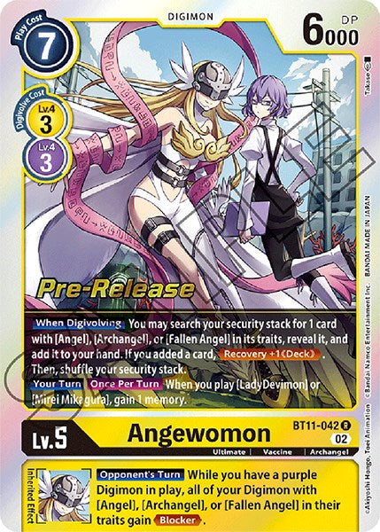 Angewomon [BT11-042] [Dimensional Phase Pre-Release Promos] | Card Merchant Takapuna