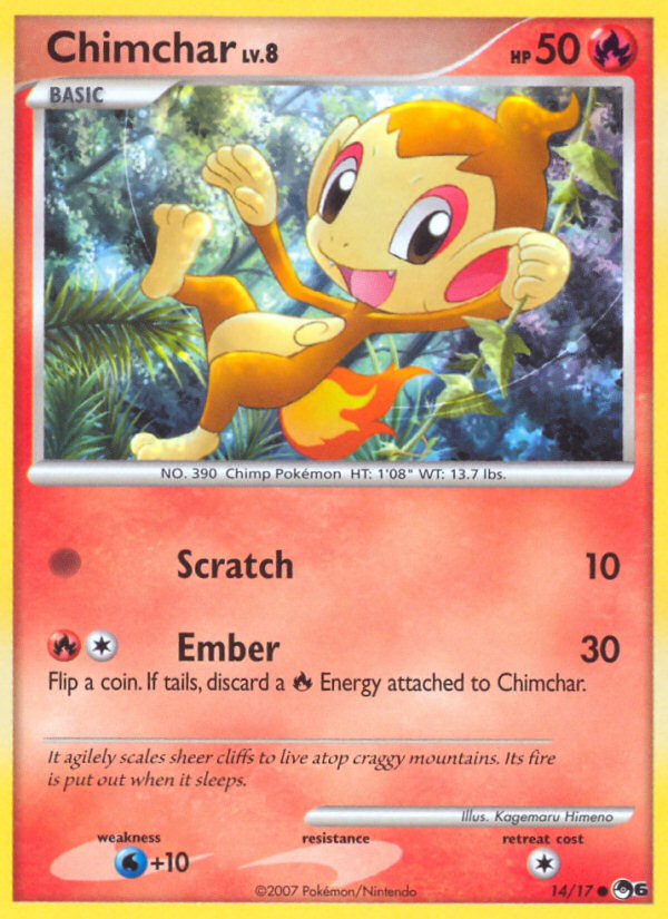 Chimchar (14/17) [POP Series 6] | Card Merchant Takapuna