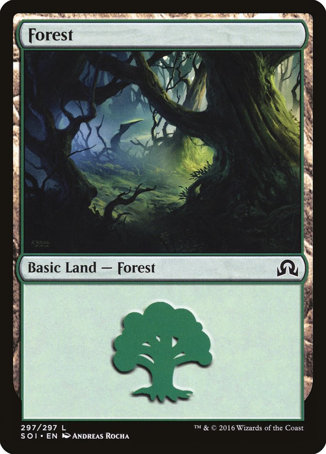 Forest (297) [Shadows over Innistrad] | Card Merchant Takapuna