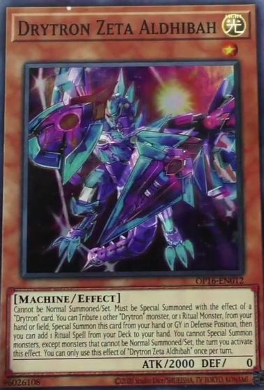 Drytron Zeta Aldhibah [OP16-EN012] Super Rare | Card Merchant Takapuna