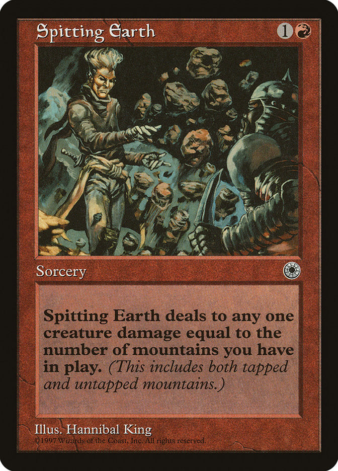 Spitting Earth [Portal] | Card Merchant Takapuna