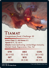 Tiamat Art Card [Dungeons & Dragons: Adventures in the Forgotten Realms Art Series] | Card Merchant Takapuna