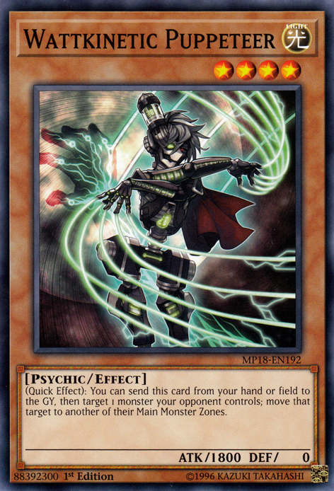 Wattkinetic Puppeteer [MP18-EN192] Common | Card Merchant Takapuna