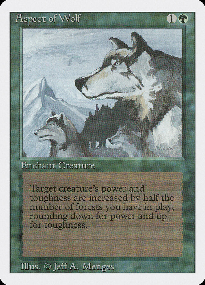 Aspect of Wolf [Revised Edition] | Card Merchant Takapuna