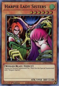 Harpie Lady Sisters (Green) [LDS2-EN065] Ultra Rare | Card Merchant Takapuna