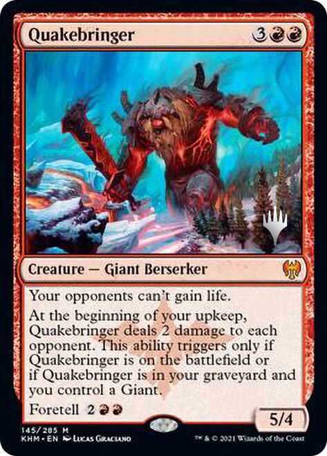 Quakebringer (Promo Pack) [Kaldheim Promos] | Card Merchant Takapuna