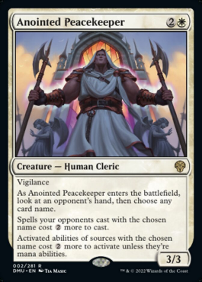 Anointed Peacekeeper [Dominaria United] | Card Merchant Takapuna