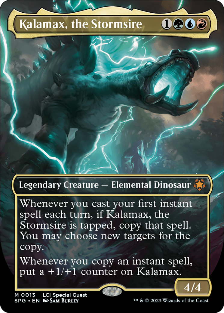 Kalamax, the Stormsire (Borderless) [The Lost Caverns of Ixalan Special Guests] | Card Merchant Takapuna