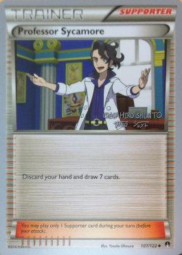 Professor Sycamore (107/122) (Black Dragon - Shuntu Sadahiro) [World Championships 2016] | Card Merchant Takapuna