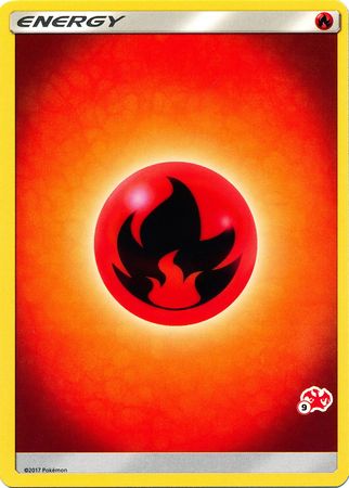 Fire Energy (Charizard Stamp #9) [Battle Academy 2020] | Card Merchant Takapuna