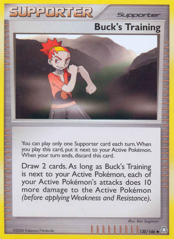 Buck's Training (130/146) [Diamond & Pearl: Legends Awakened] | Card Merchant Takapuna