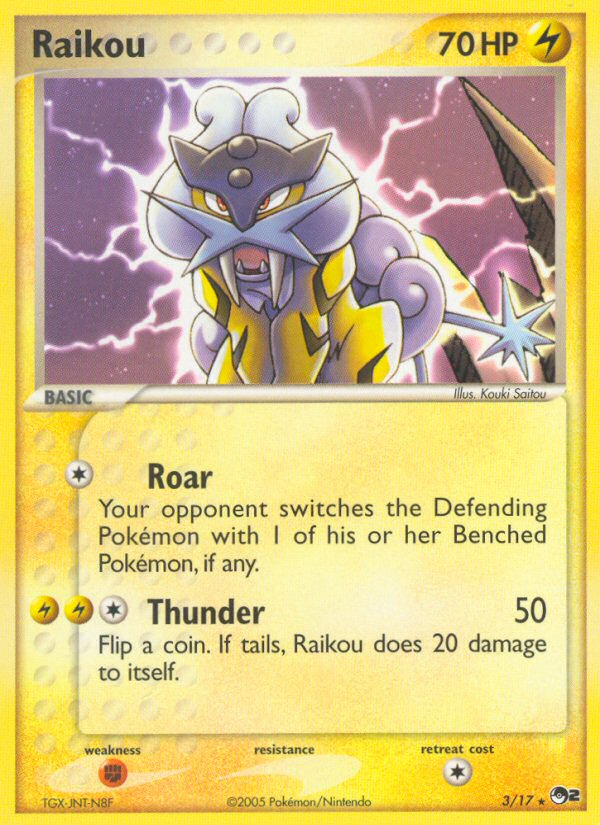 Raikou (3/17) [POP Series 2] | Card Merchant Takapuna