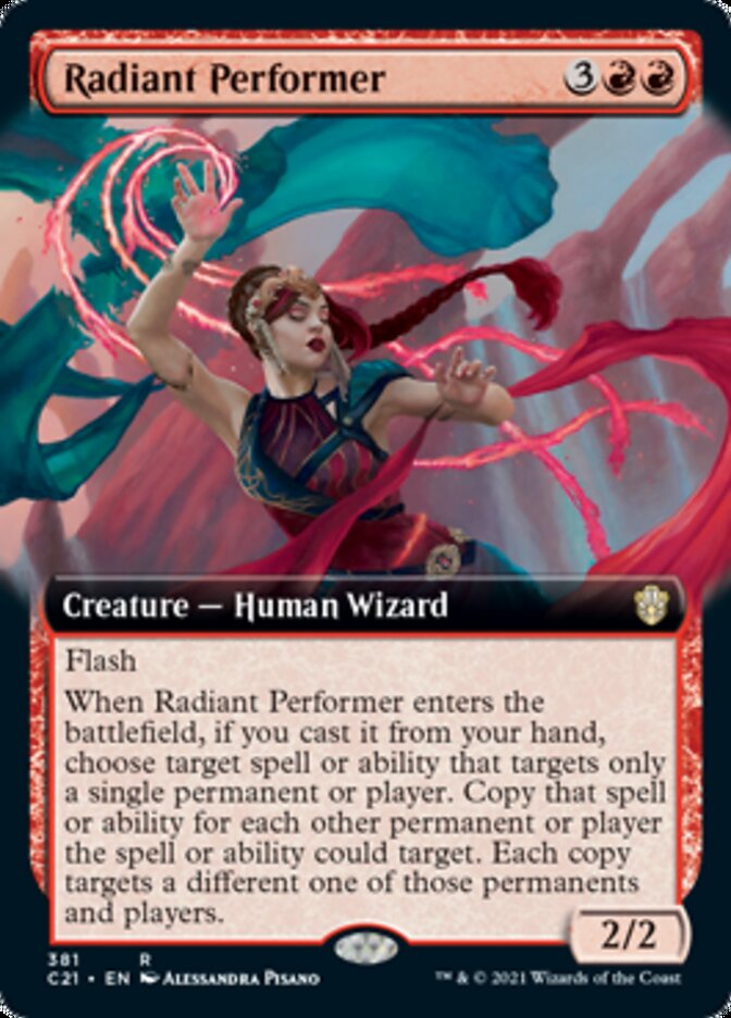 Radiant Performer (Extended Art) [Commander 2021] | Card Merchant Takapuna