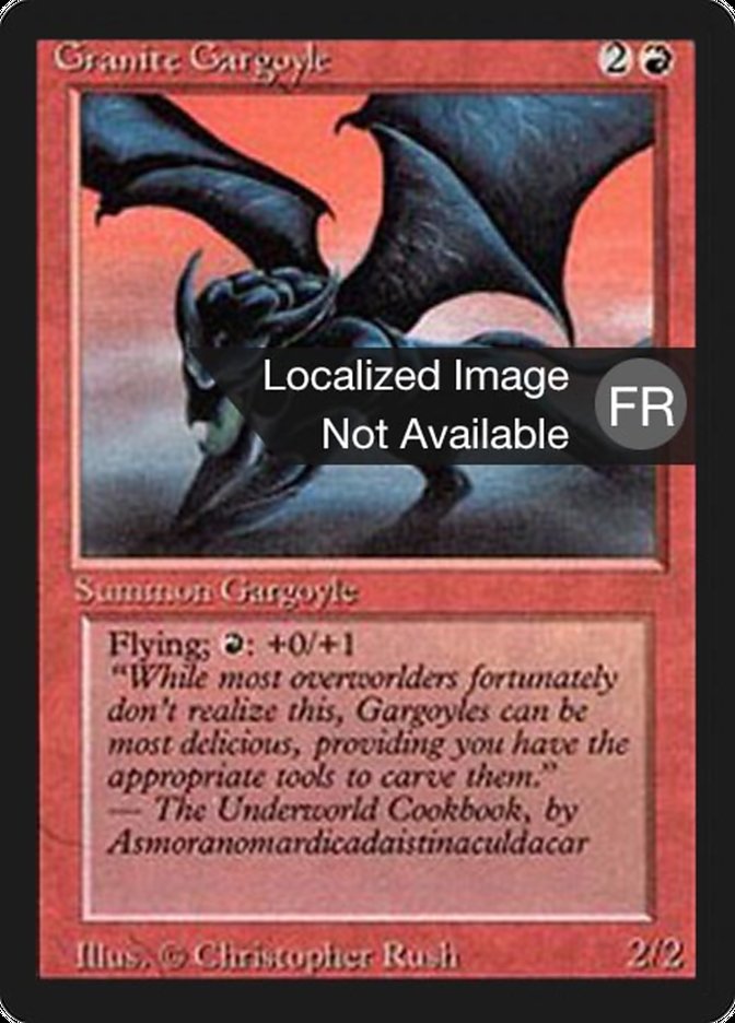 Granite Gargoyle [Foreign Black Border] | Card Merchant Takapuna