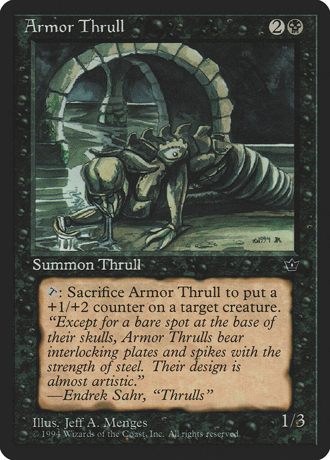 Armor Thrull (Jeff A. Menges) [Fallen Empires] | Card Merchant Takapuna