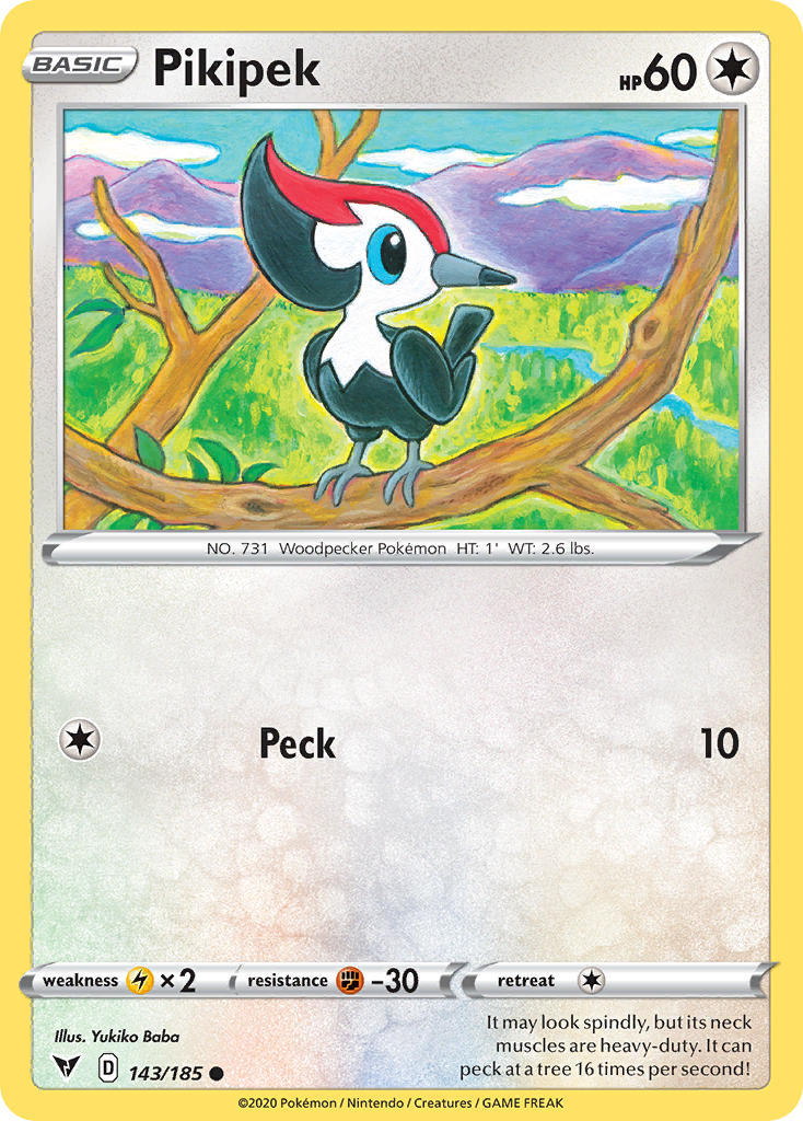 Pikipek (143/185) [Sword & Shield: Vivid Voltage] | Card Merchant Takapuna