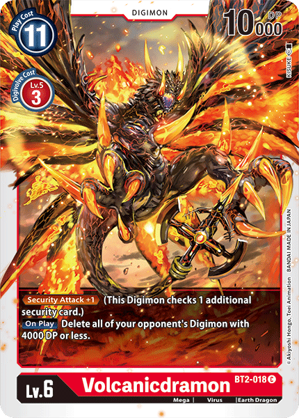 Volcanicdramon [BT2-018] [Release Special Booster Ver.1.0] | Card Merchant Takapuna