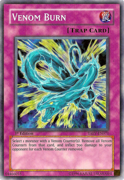 Venom Burn [TAEV-EN071] Common | Card Merchant Takapuna