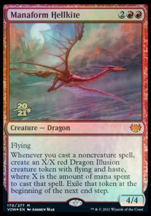 Manaform Hellkite [Innistrad: Crimson Vow Prerelease Promos] | Card Merchant Takapuna