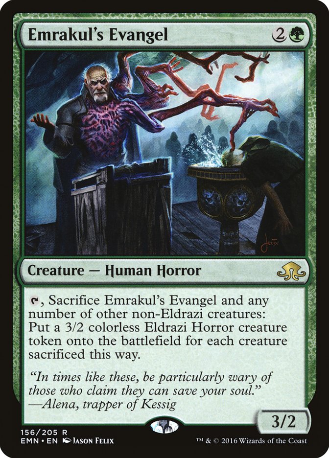 Emrakul's Evangel [Eldritch Moon] | Card Merchant Takapuna