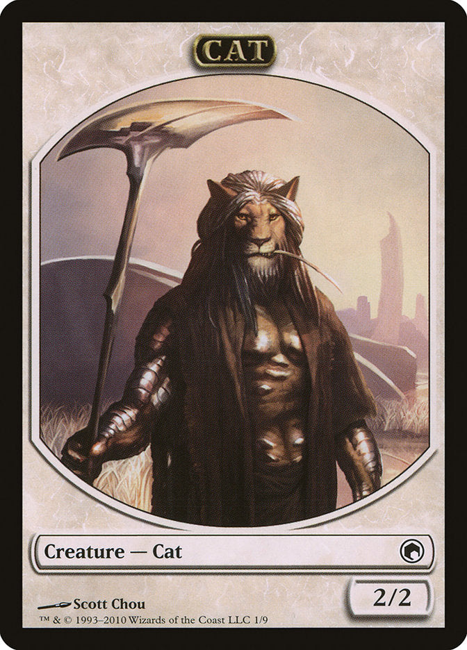 Cat Token [Scars of Mirrodin Tokens] | Card Merchant Takapuna