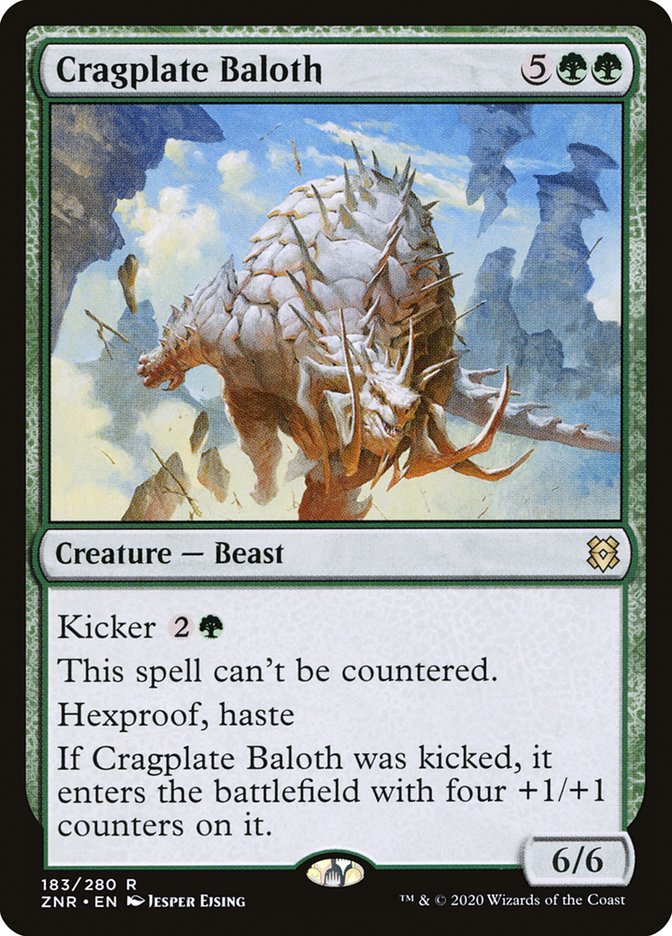 Cragplate Baloth [Zendikar Rising] | Card Merchant Takapuna