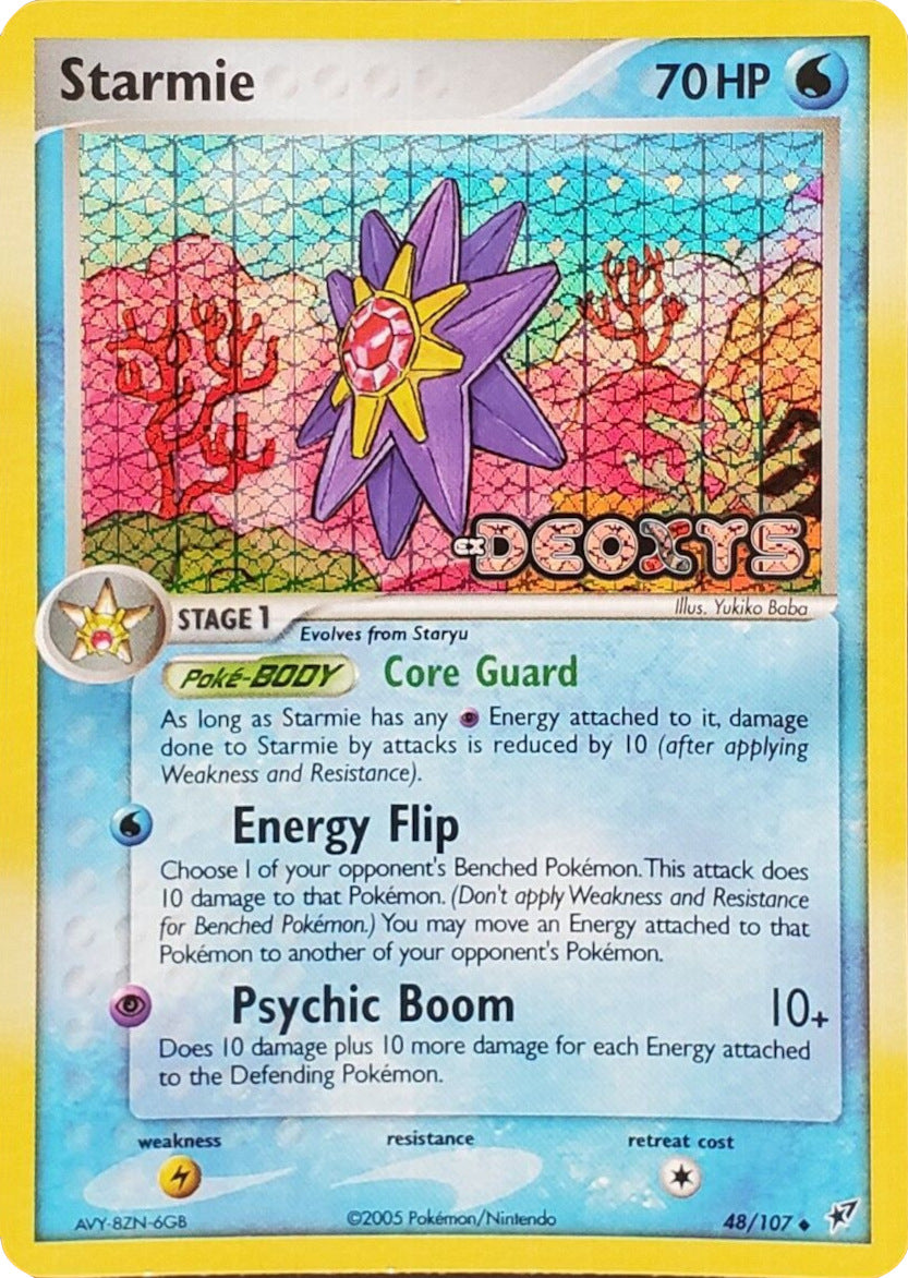 Starmie (48/107) (Stamped) [EX: Deoxys] | Card Merchant Takapuna