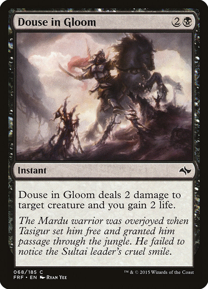 Douse in Gloom [Fate Reforged] | Card Merchant Takapuna