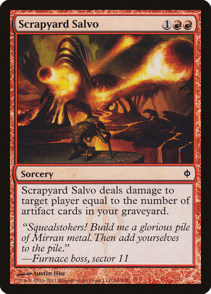 Scrapyard Salvo [New Phyrexia] | Card Merchant Takapuna