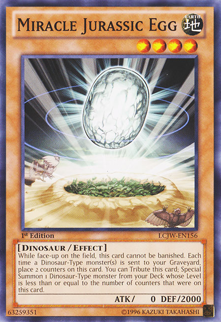 Miracle Jurassic Egg [LCJW-EN156] Common | Card Merchant Takapuna