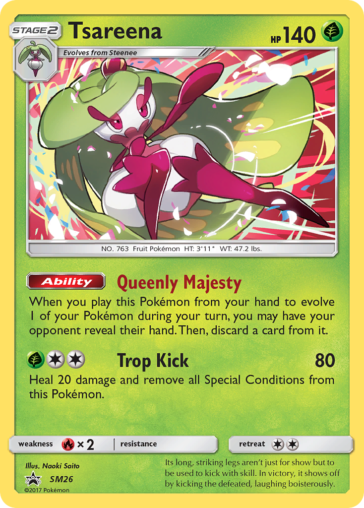 Tsareena (SM26) [Sun & Moon: Black Star Promos] | Card Merchant Takapuna