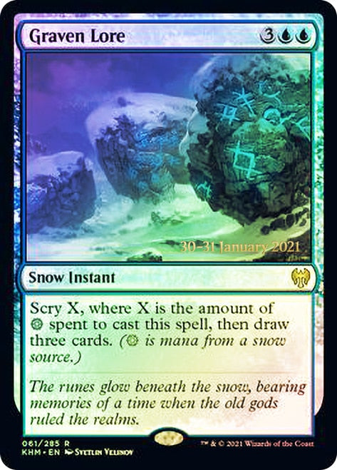 Graven Lore [Kaldheim Prerelease Promos] | Card Merchant Takapuna